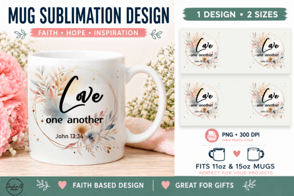 Download Christian Coffee Mug Wrap, Inspirational - Coffee mug Collection