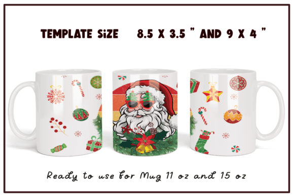 Download Retro Christmas  Sublimation Coffee Mug - Coffee mug Collection