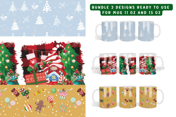 Download Bundle Christmas Sublimation Coffee Mug - Coffee mug Collection