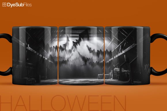 Download Halloween Sublimation Coffee Mug Wrap - Coffee mug Collection