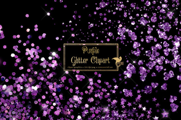 Download Purple Glitter Clipart - Premium Resources