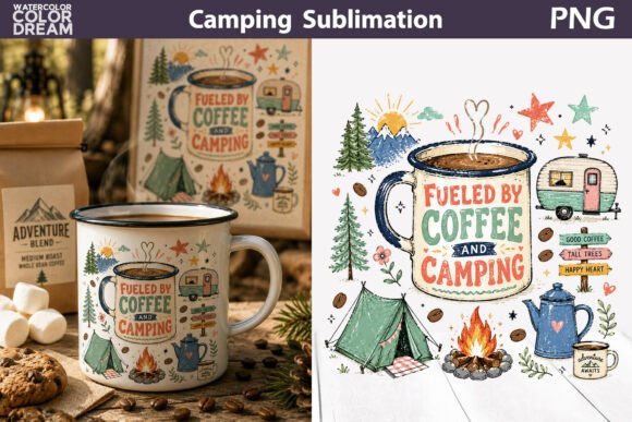 Download Camping Coffee Mug Clipart - Coffee mug Collection
