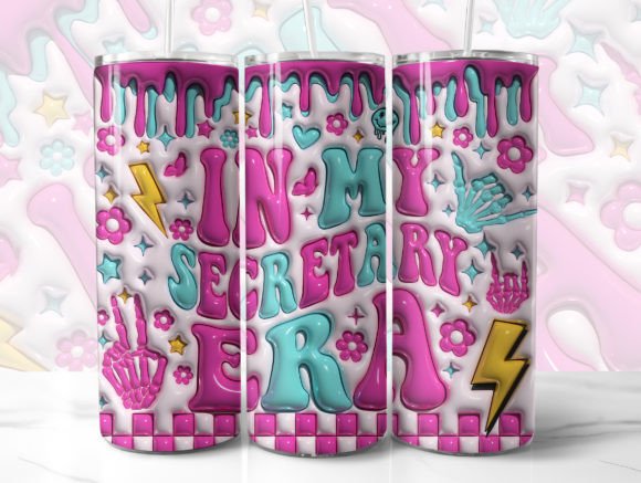 Download In My Secretary Era 3D Tumbler Wrap - 3d tumbler wrap Collection